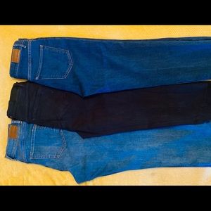 Express women’s high-rise straight leg jeans